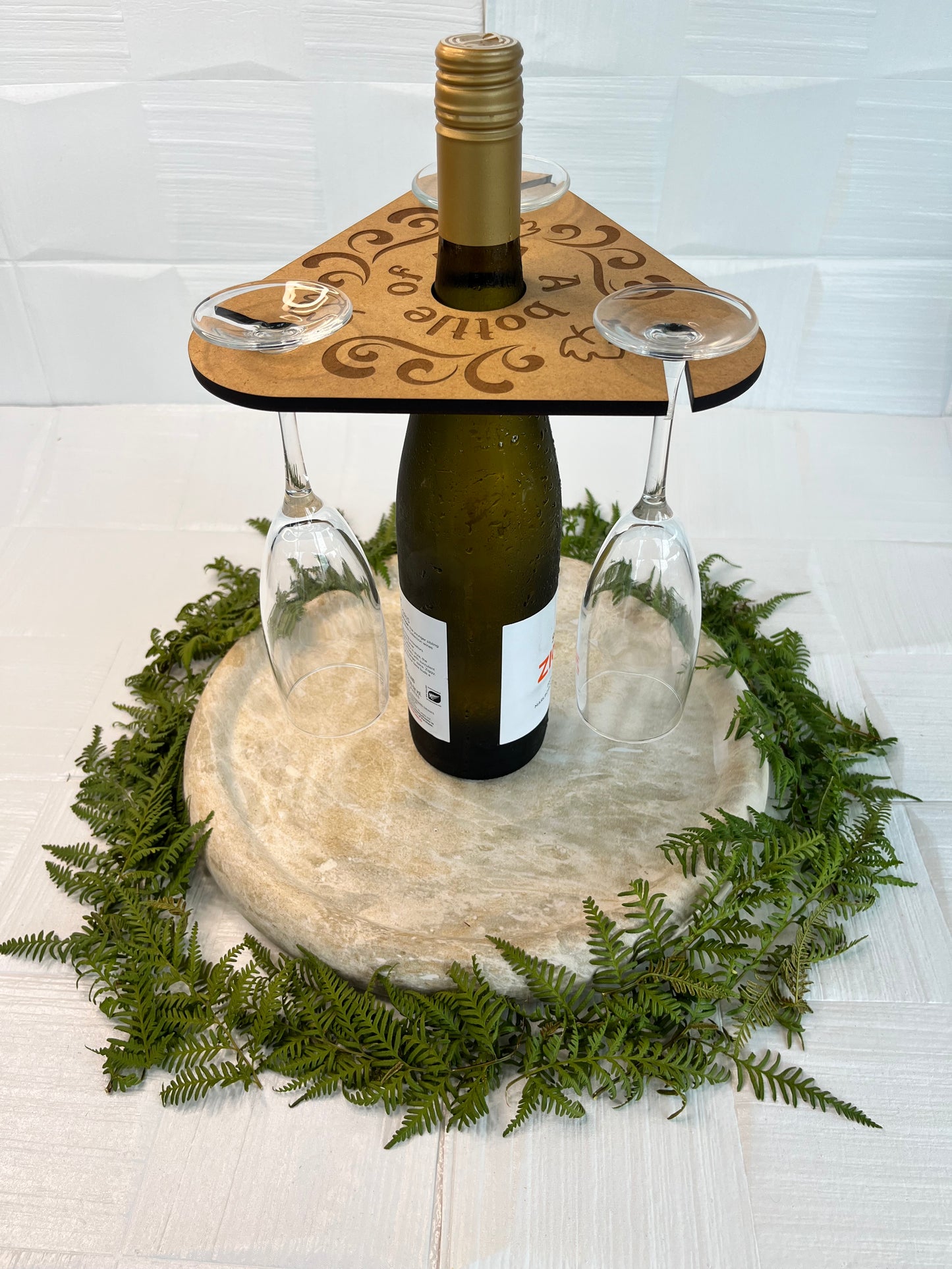 Wine & Glass Caddy | Handmade in Aotearoa