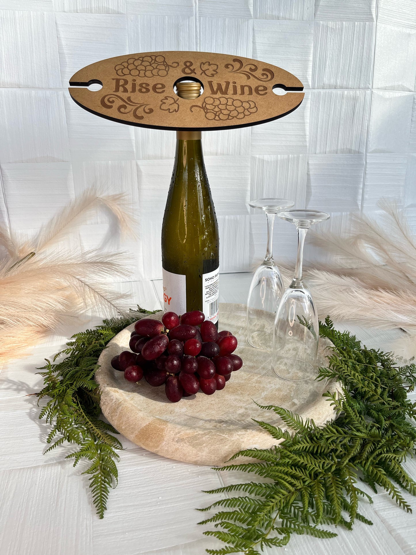 Wine & Glass Caddy | Handmade in Aotearoa