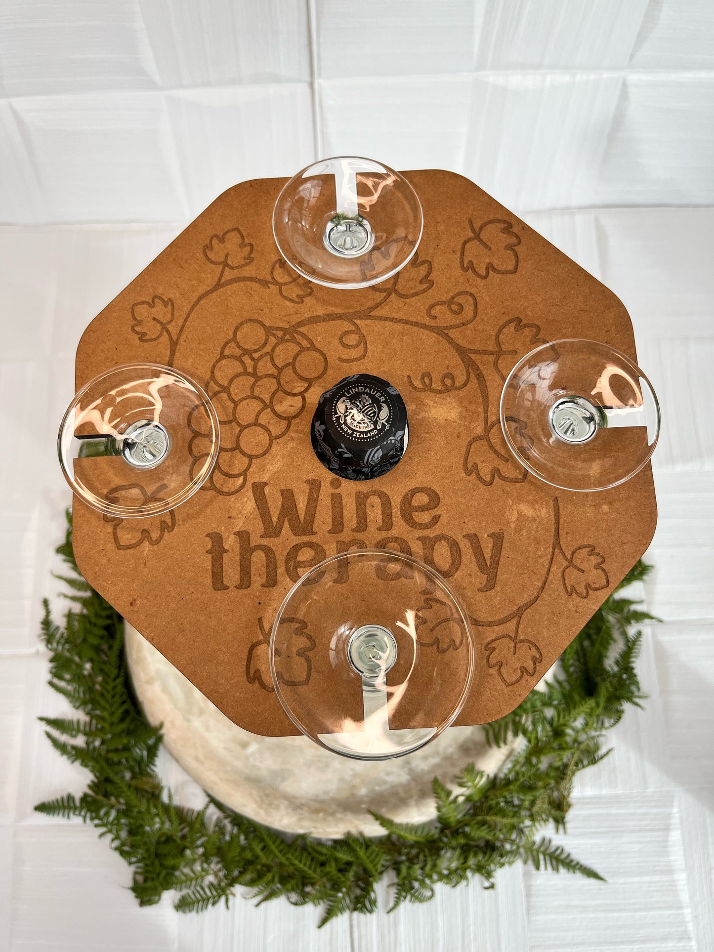 Wine & Glass Caddy | Handmade in Aotearoa
