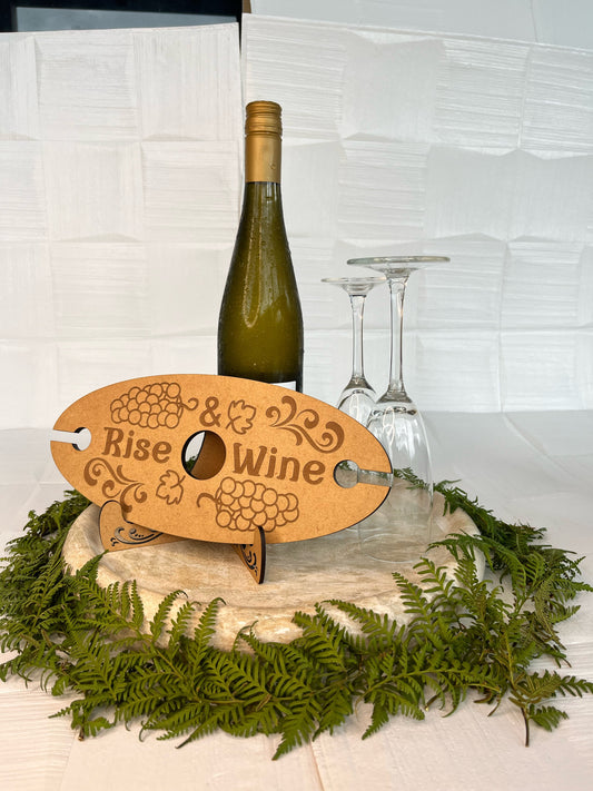 Wine & Glass Caddy | Handmade in Aotearoa