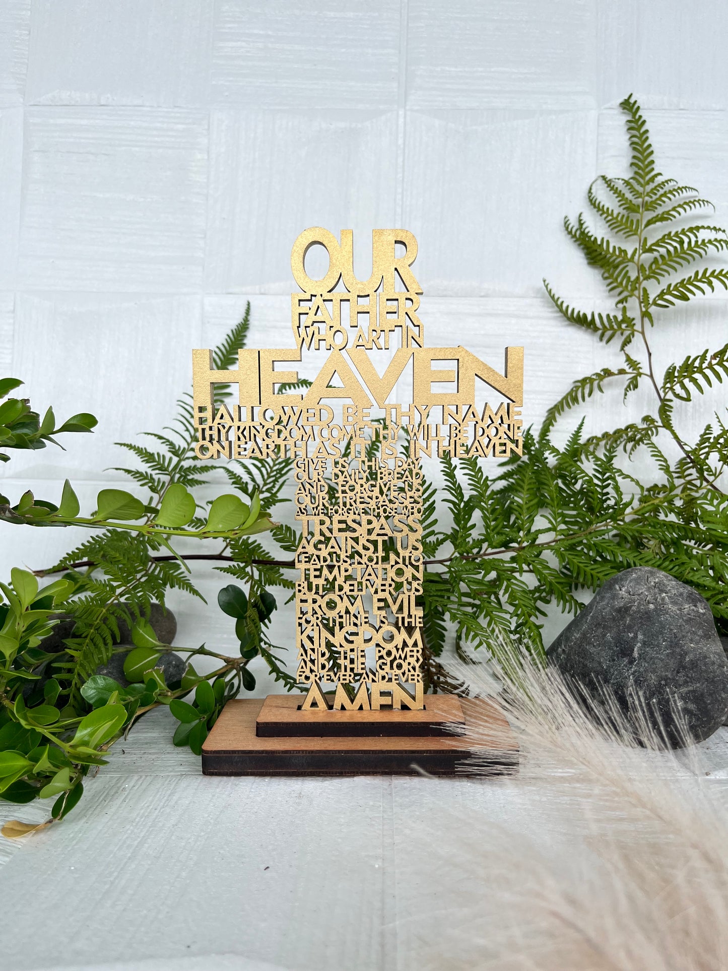 Lord's Prayer Cross | Whakapono Cross